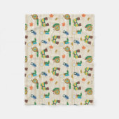 非常に空腹のキャタピラ野生動物の専門家パター フリースブランケット (正面)