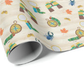 非常に空腹のキャタピラ野生動物の専門家パター ラッピングペーパー (ロールコーナー)