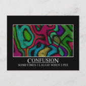 非常に簡単に混乱している人もいる ポストカード (正面)