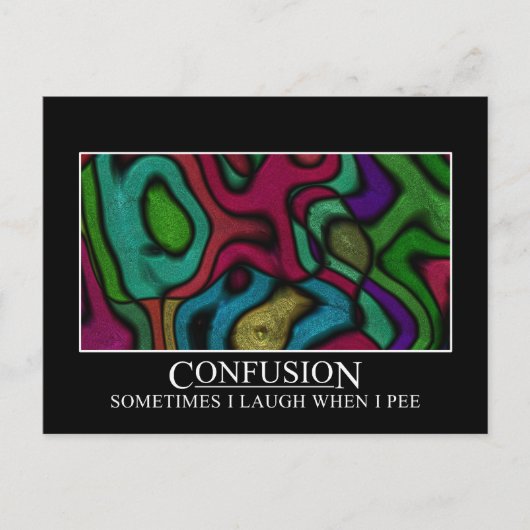 非常に簡単に混乱している人もいる ポストカード (正面)