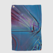 非常に粗王室のい青色のデジタルテクスチャの老化 ゴルフタオル (正面)