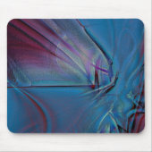 非常に粗王室のい青色のデジタルテクスチャの老化 マウスパッド (正面)