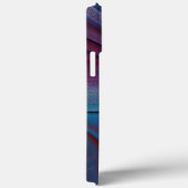 非常に粗王室のい青色のデジタルテクスチャの老化 Case-Mate iPhoneケース (裏面 / 右)