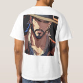 非常に素敵なステッカーTシャツ印刷のステッカーTシャツ Tシャツ (裏面)