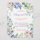 非常に素晴らしいカラフル招待 招待状 (正面/裏面)