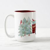非常に美しいクリスマスコレクション ツートーンマグカップ (左)