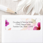 非常に美しい水のカラーフローラ ラベル (インサイチュ)