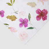 非常に美しい水のカラーフローラ 薄葉紙 (詳細)