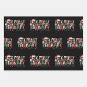 非常に職業メリーセラピークリスマスOTクリスマス ラッピングペーパーシート (正面)