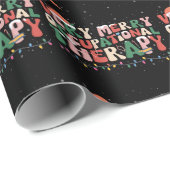 非常に職業メリーセラピークリスマスOTクリスマス ラッピングペーパー (ロールコーナー)