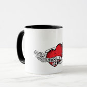 非常に良いコーヒーマグブラックインテリア マグカップ (正面左)