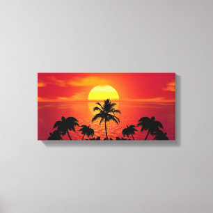 非常に良い夕日   Zazzle_Growshop。 キャンバスプリント