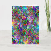 非常に色鮮やかな抽象芸術型枠第1条 カード (正面)
