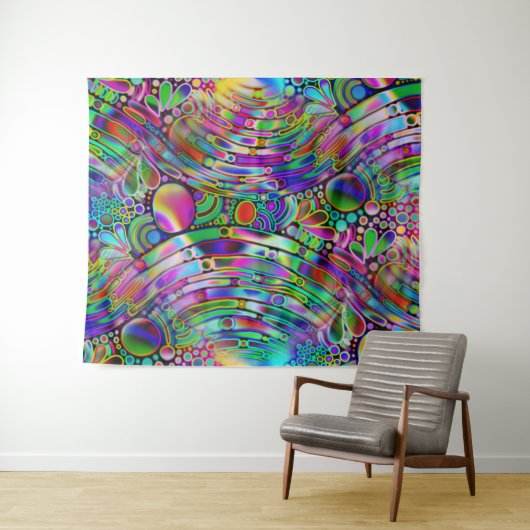 非常に色鮮やかな抽象芸術型枠第1条 タペストリー (インサイチュ(横))
