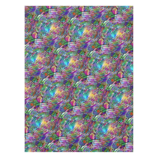 非常に色鮮やかな抽象芸術型枠第1条 テーブルクロス (正面)