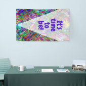 非常に色鮮やかな抽象芸術型枠第1条 横断幕 (トレードショー)