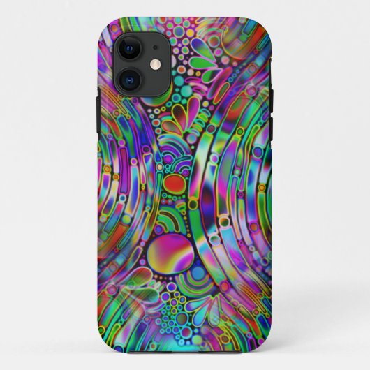 非常に色鮮やかな抽象芸術型枠第1条 Case-Mate iPhoneケース (裏面)