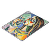 非常に芸術品を気取ったらせん状のフォトノートブック ノートブック (左側)