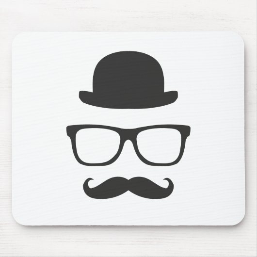 非常に英国の口ひげ マウスパッド (正面)