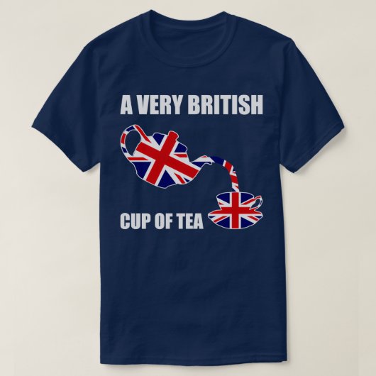 非常に英国の紅茶 Tシャツ (デザイン正面)