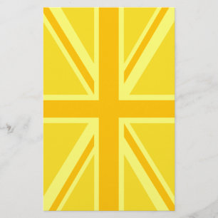 非常に英国国旗黄色いイギリスの旗 便箋