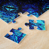 非常に詳しい星形の曼荼羅|の抽象芸術 ジグソーパズル (側面)