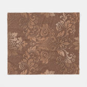 非常に詳細な抽象芸術テクスチャまたグランジは背景 フリースブランケット (正面(横))