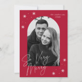 非常に赤いメリーアーチのフレーム写真 シーズンカード (正面)