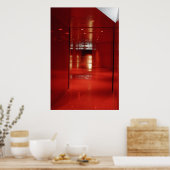 非常に赤い廊下 ポスター (キッチン)