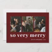 非常に赤メリーいモダン3 Photo Collage シーズンカード (正面)