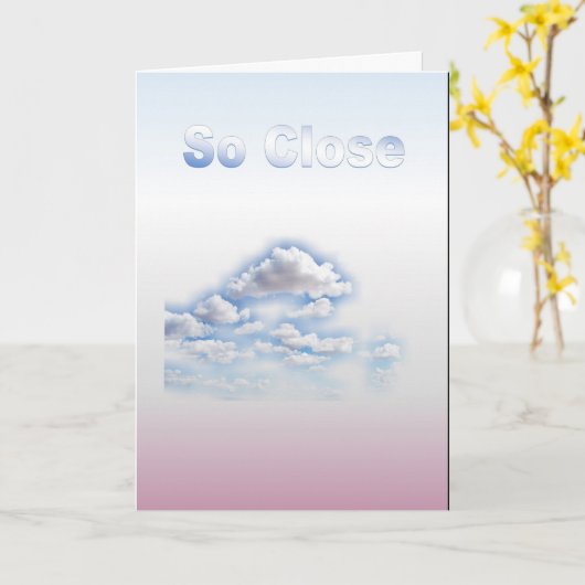 非常に近い カード (黄色い花)