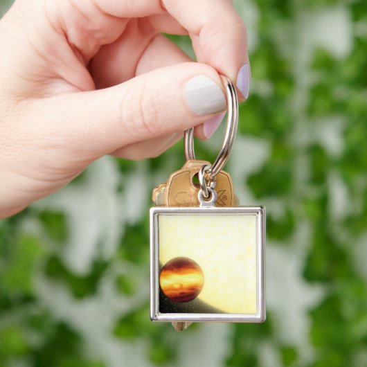 非常に近くを周回するガス巨大な惑星 キーホルダー (手)