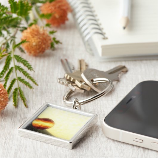 非常に近くを周回するガス巨大な惑星 キーホルダー (側面)