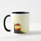 非常に近くを周回するガス巨大な惑星 マグカップ (左)