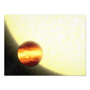 非常に近く回りを回るガス巨大な惑星 フォトプリント