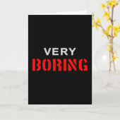 非常に退屈な カード (黄色い花)