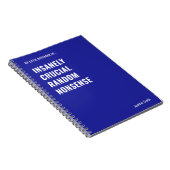 非常に重要なおもしろい引用文室 ノートブック (右側)