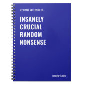 非常に重要なおもしろい引用文室 ノートブック (正面)