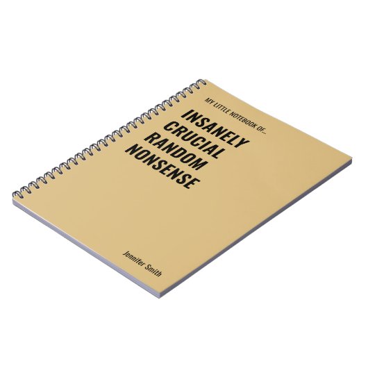 非常に重要なおもしろい引用文室 ノートブック (左側)