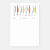 非常に重要なノート魚釣りベイト投稿ノート ポストイット (正面)