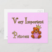 非常に重要なプリンセス – ペーパーショップ ポストカード (正面/裏面)