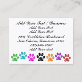 非常に重要なペットVIP名刺/パス 名刺 (裏面)