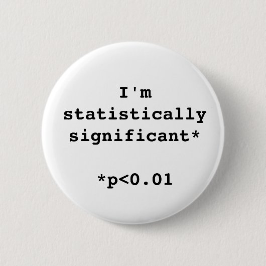 非常に重要なボタン 缶バッジ (正面)