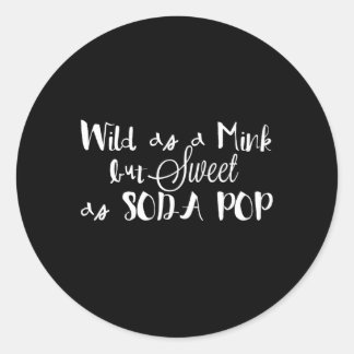 非常に野生だがソーダ南Sayiのように甘ポップ・アートのい ラウンドシール