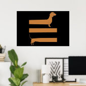 非常に長いダシュントおもしろい ポスター (ホームオフィス)