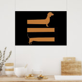 非常に長いダシュントおもしろい ポスター (キッチン)