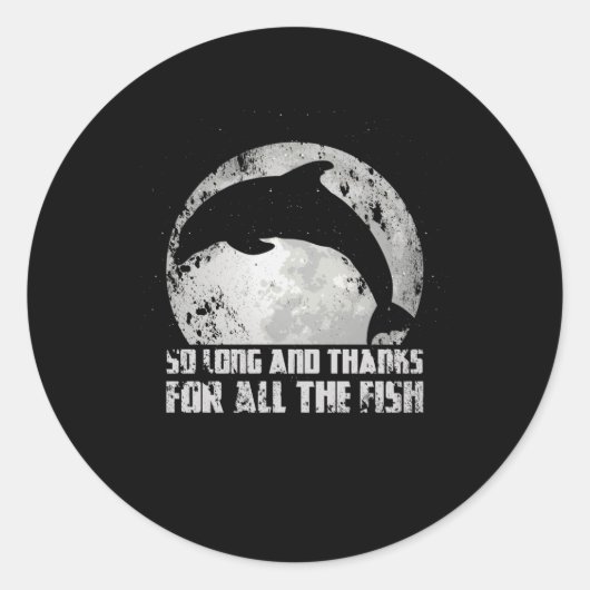 非常に長感謝していくすべての魚のモンドデルフィン ラウンドシール (正面)