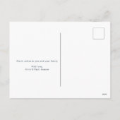 非常に陽気なクリスマスのドードルの木の写真モダン シーズンポストカード (裏面)