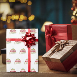 非常に陽気なクリスマスのラッピング紙 ラッピングペーパー