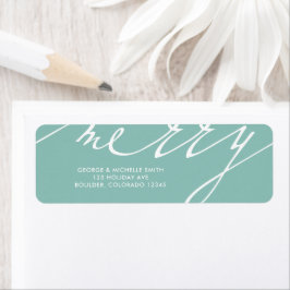 非常に陽気なクリスマスの休日 ラベル